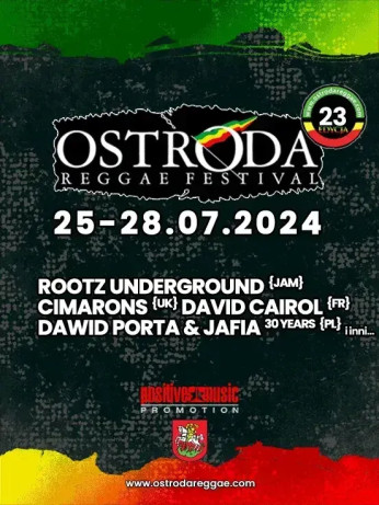Ostróda Wydarzenie Festiwal Ostróda Reggae Festival: karnet 4 dni